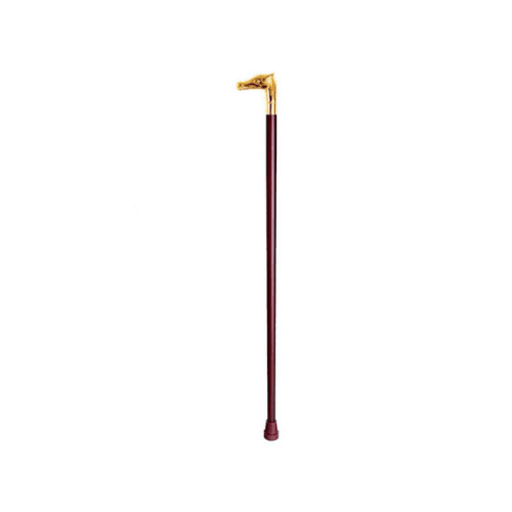 Wooden Walking Cane, Horse-Head Handle, EA621