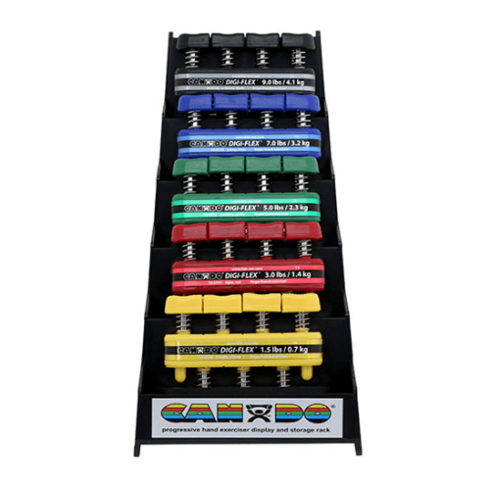 CanDo Digi-Flex Hand Exerciser Set with Stand