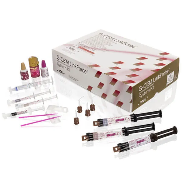 GC G-CEM LinkForce, Dual-Cure Adhesive Resin Cement, System Kit