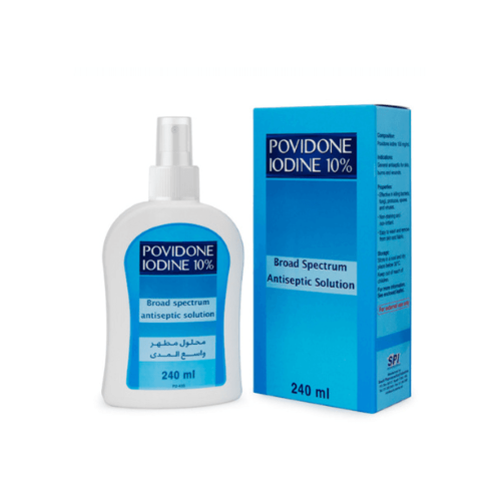 Povidone-Iodine Spray, 10%, SPI, 240ml