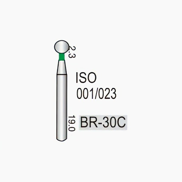 Ball Round End BR-30C, Coarse Grit, 001/024