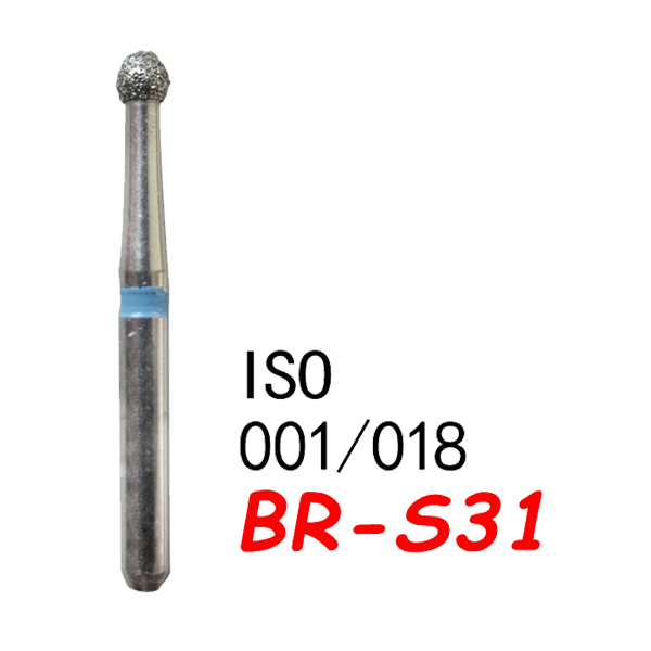 نهاية كروية قصيرة BR-S31، خشونة قياسية، 001/018