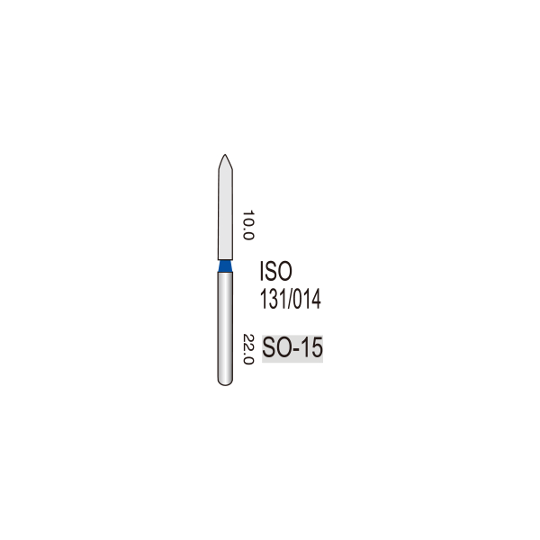 Straight Ogival End (Torpedo) SO-15, Standard Grit, 131/014