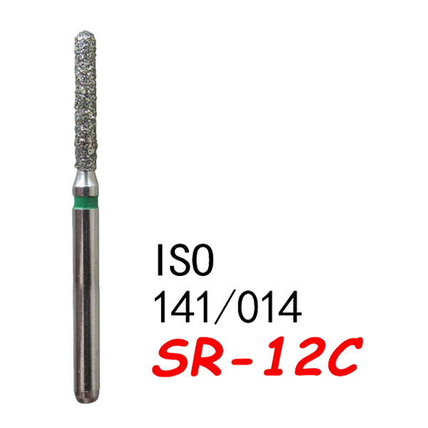 Shoulder Straight Round End Cylinder SR-12C, Coarse Grit, 141/015
