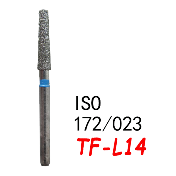 تناقص مستقيم نهاية مسطحة ساق طويلة TF-L14، خشونة قياسية، 172/023