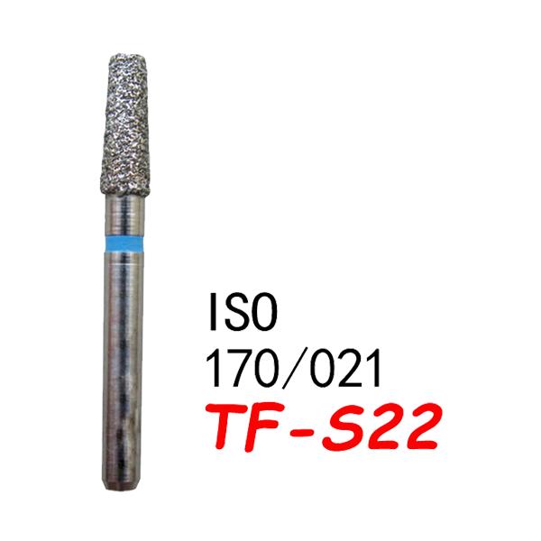 Straight Taper Flat End Short TF-S22, Standard Grit, 170/021