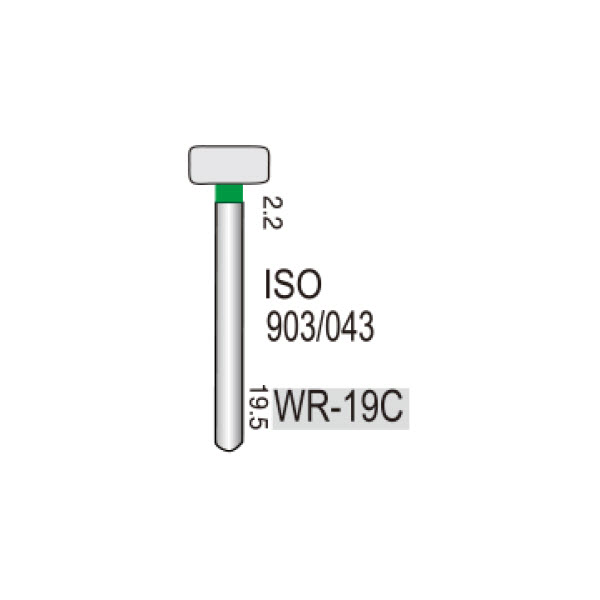 Wheel Rounded Edge WR-19C, Coarse Grit, 068/045