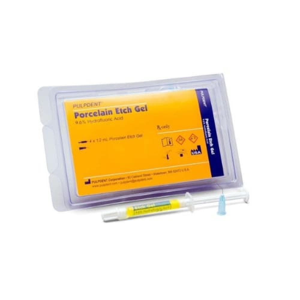 جل تخريش البورسلان Porcelain Etch Gel  Kit: 4 x 1.2 mL syringes gel - PEG