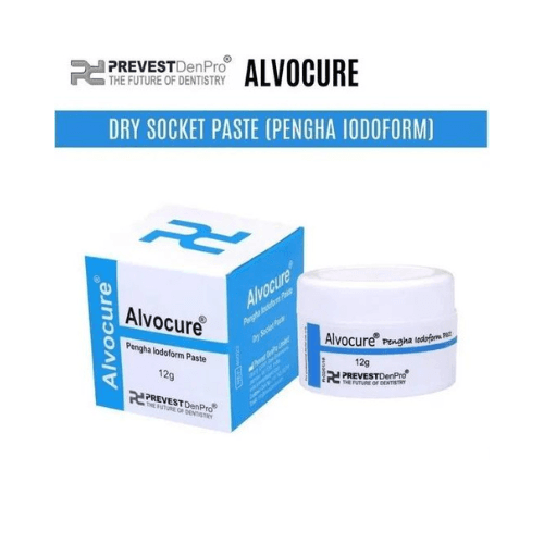 Alvocure معجون يودوفورم لضماد السنخ الجاف، 12 جم