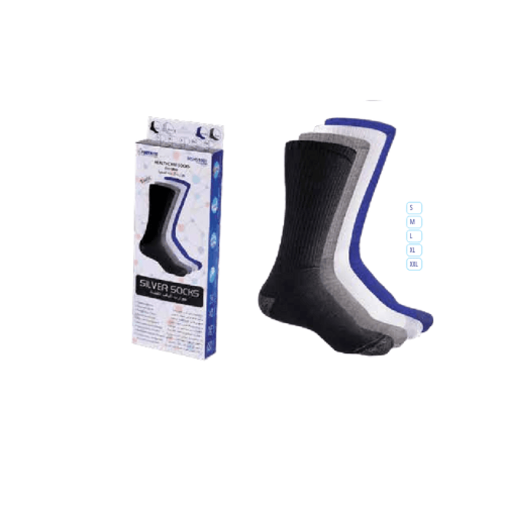 Silver Fiber Socks, MSHS1001