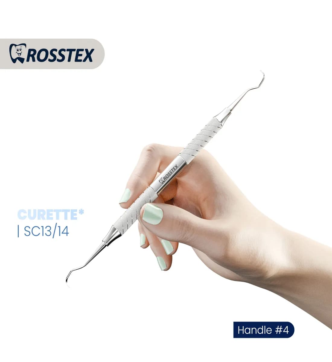 Dental Curette Columbia 13/14, Handle No. 4