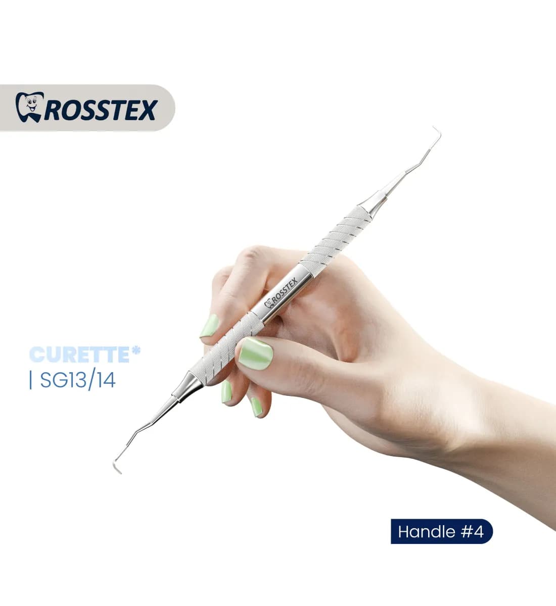 Dental Curette Gracey Standard 13/14, Handle No. 4