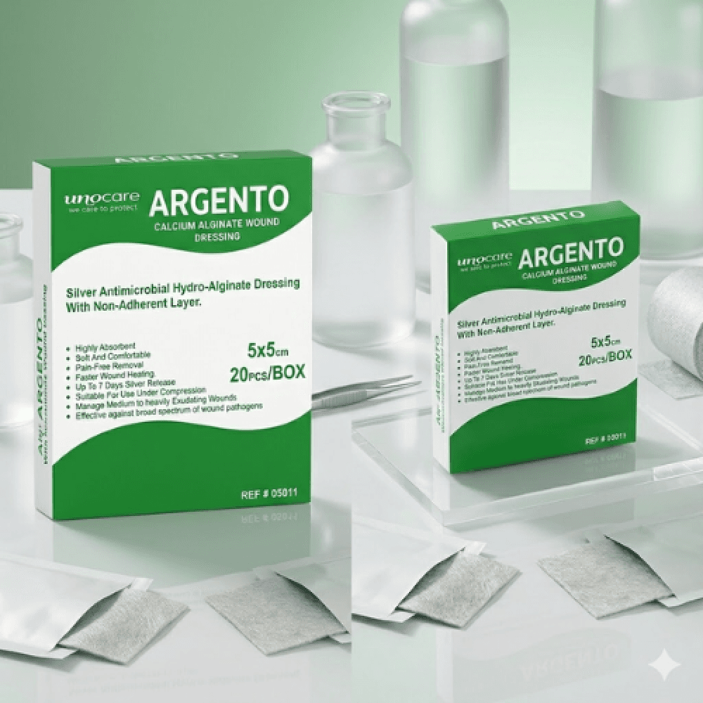ARGENTO ضماد الجروح بالفضة 5*5 سم