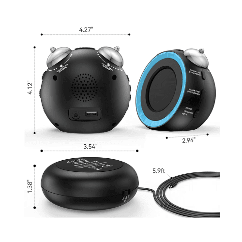Bed Shaker Alarm Clock