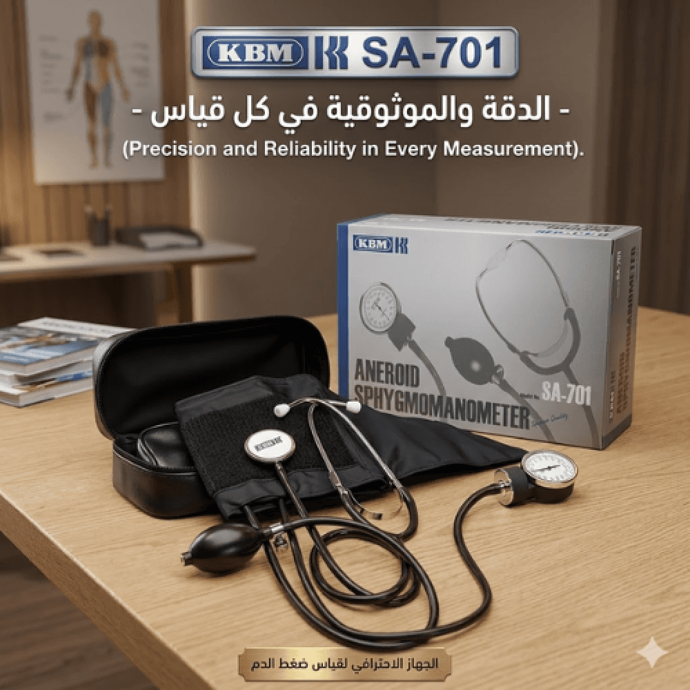 Aneroid Sphygmomanometer with Stethoscope, KBM-701