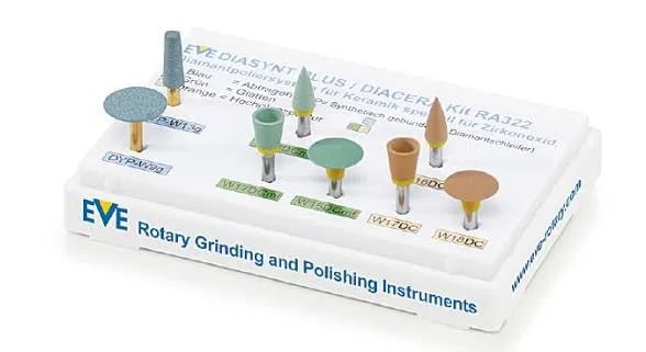 DIASYNT PLUS & DIACERA, Zirconia Polishing, RA, 8 Pieces