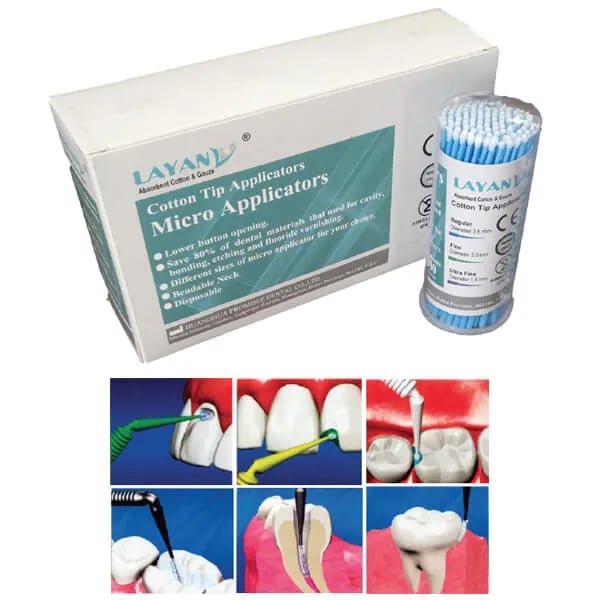 Bendable Disposable Micro Applicators, Fine