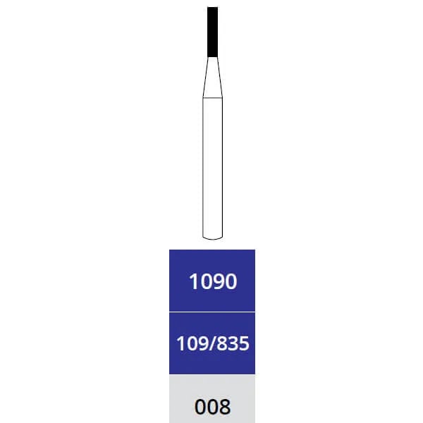 Diamond Bur, Cylinder, X-Fine, FG, 008