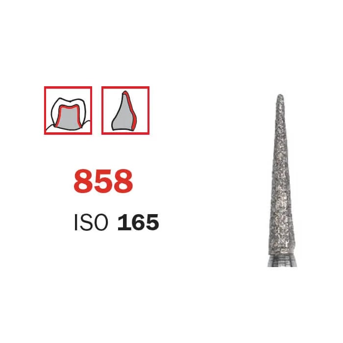 سنابل ألماسية FG 012 قصيرة خشن مخروطي ISO #165