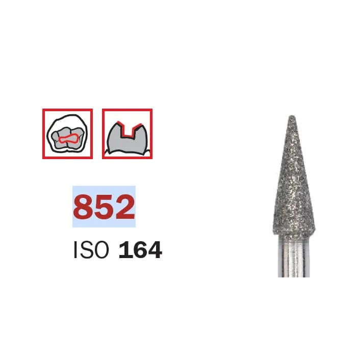 سنبلة ألماسية FG 012 ناعم جدا مخروط ISO #160