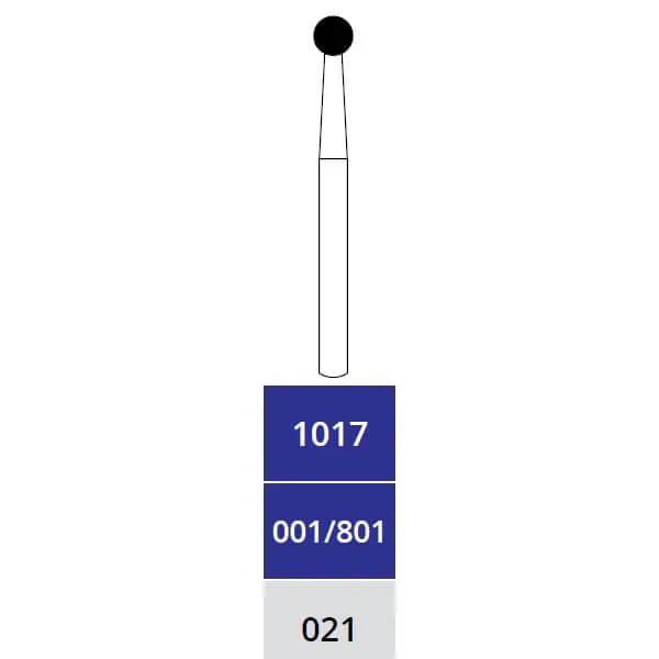 Diamond Burs, Round, Medium, FG 021