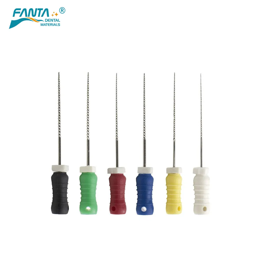 Fanta K-Files, Assorted Sizes #15–40, 31mm Length, Stainless Steel