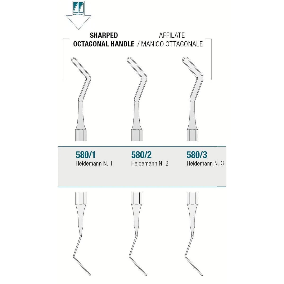 Composite Spatula Heidemann Sharp N.1