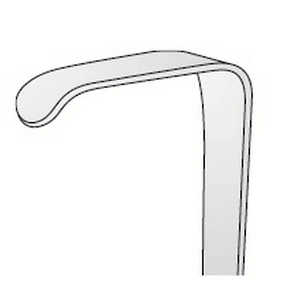 Retractor Langenbeck 40x10mm