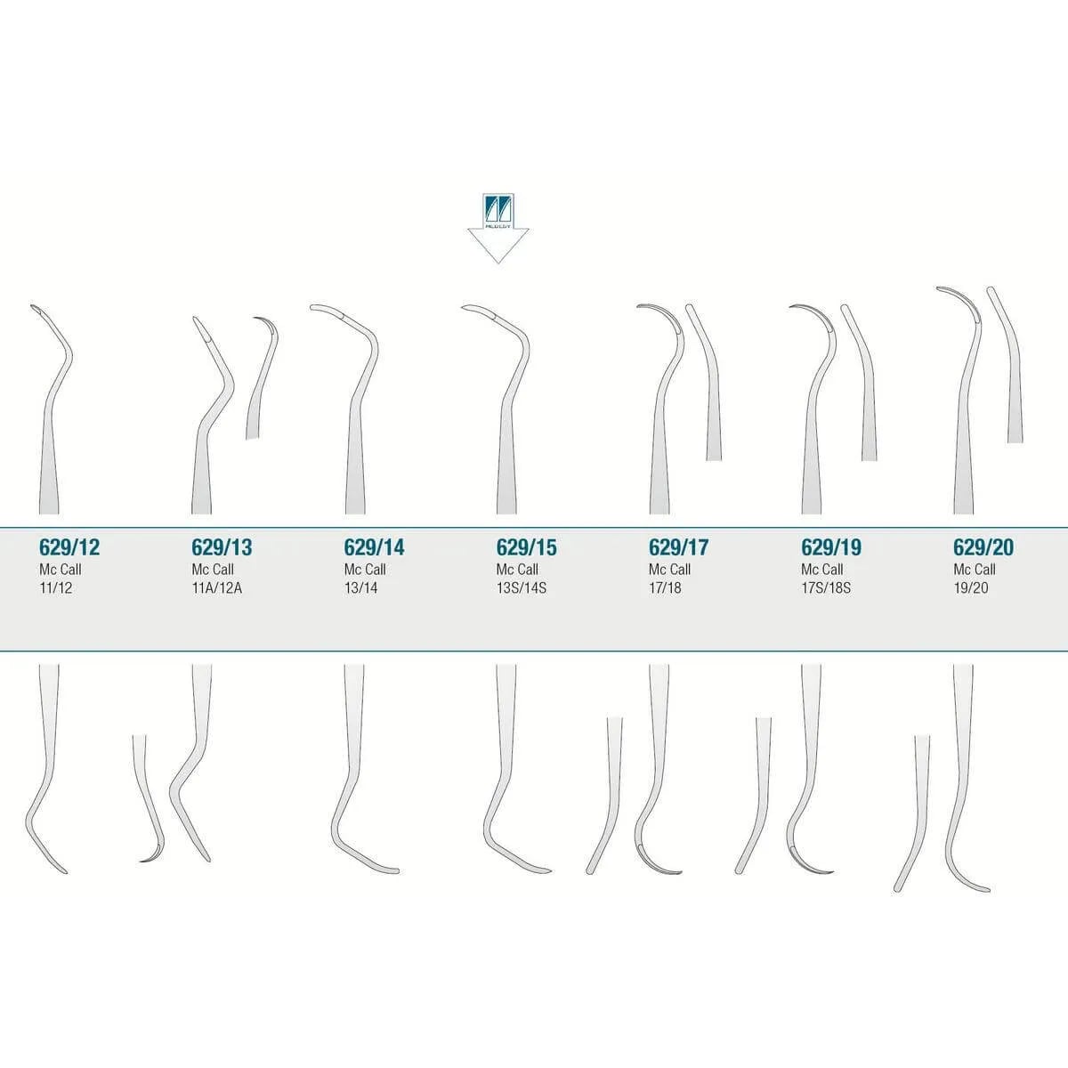 Curette MC CALL 13S/14S