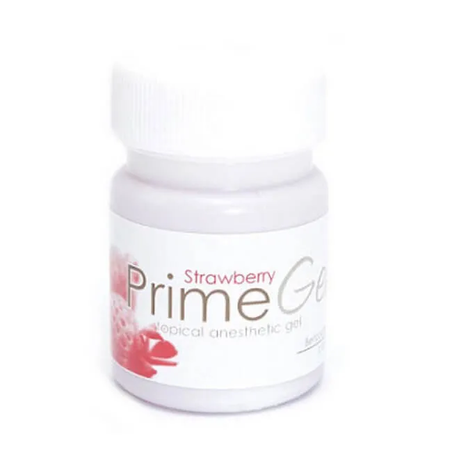 Prime-Gel، جل مخدر موضعي، بنكهة الفراولة، 1oz
