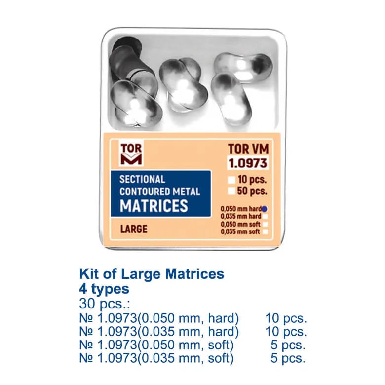 Sectional Contoured Matrices Large, Hard