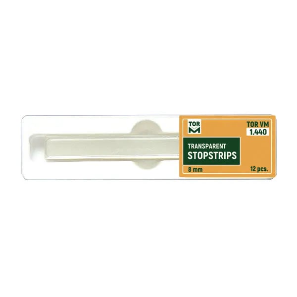 Transparent Stopstrips, 8mm Width, 100mm Length