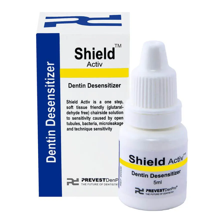 Shield Activ، مزيل حساسية العاج قائم على Hema