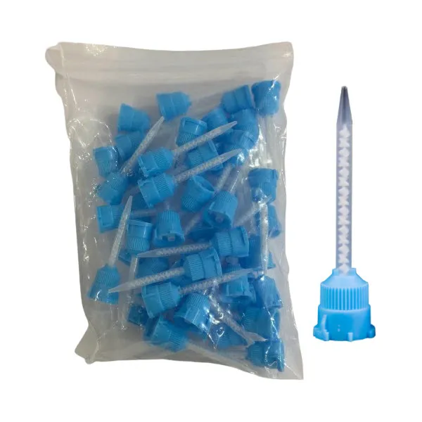 نصائح خلط زرقاء #1، نسبة 1:1، 64mm، للتاج والجسر المؤقت