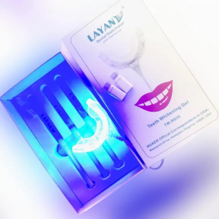 Home Mobile Teeth Bleaching Material Kit, 35% CP, 3X Syringes
