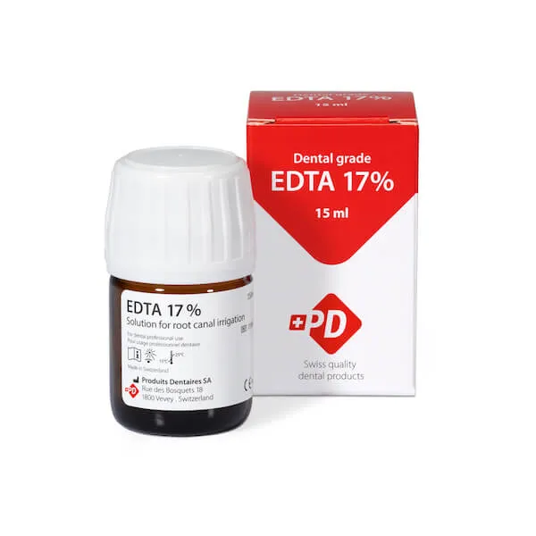 EDTA 17%، محلول توسيع وإزالة طبقة اللطخ لقنوات الجذر