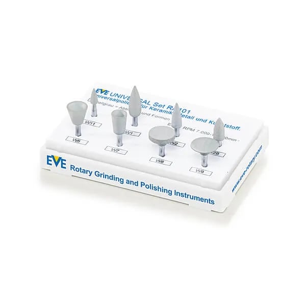 UNIVERSAL, All Dental Materials Smoothing Set, RA, 8 Pieces