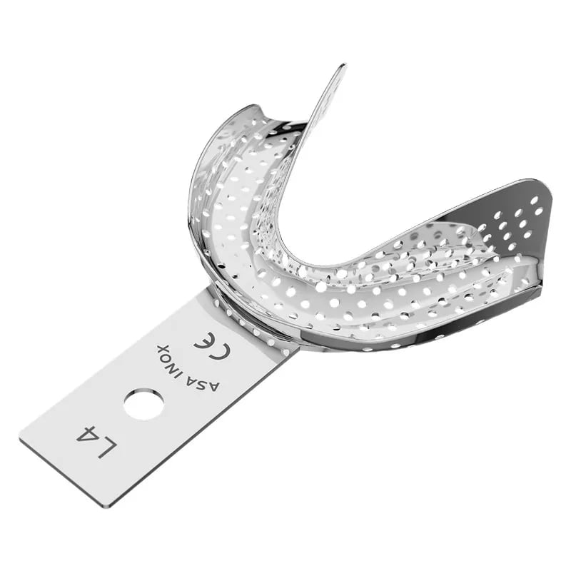 S.S. Perforated Impression Tray Edentulous M Lower