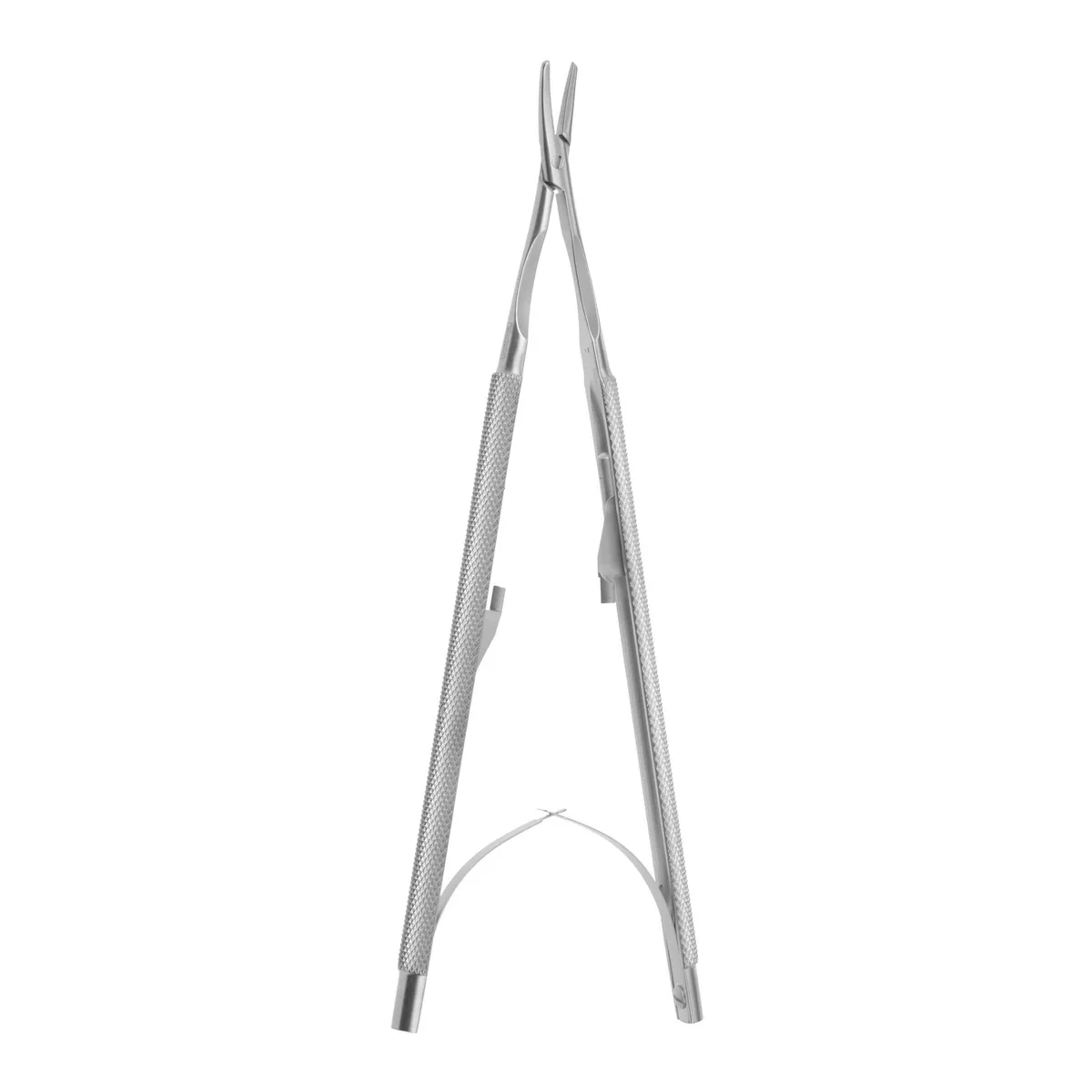 حامل إبرة Barraquer 160mm، منحني