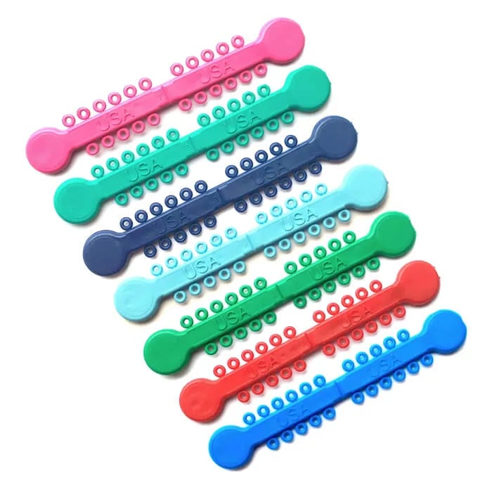 Versa-Tie, Elastomeric Ligature Ties, Royal Blue