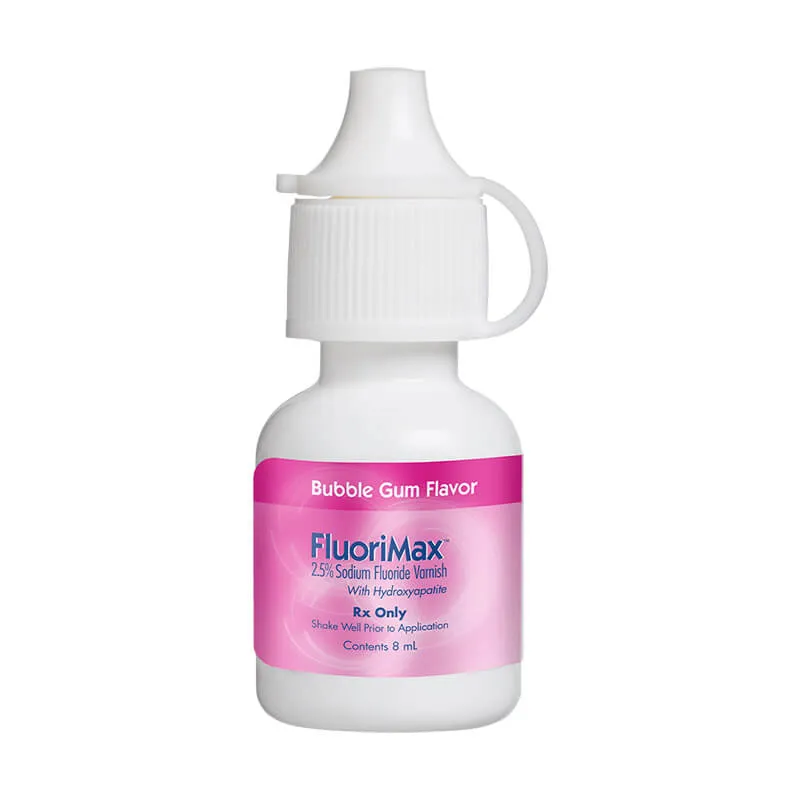 ورنيش FluoriMax بنكهة العلكة، 2.5% SF، زجاجة 8ml