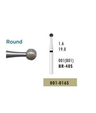 سنبلة ألماسية Br-40XC (001-016XC)، سوداء، عبوة 5 قطع