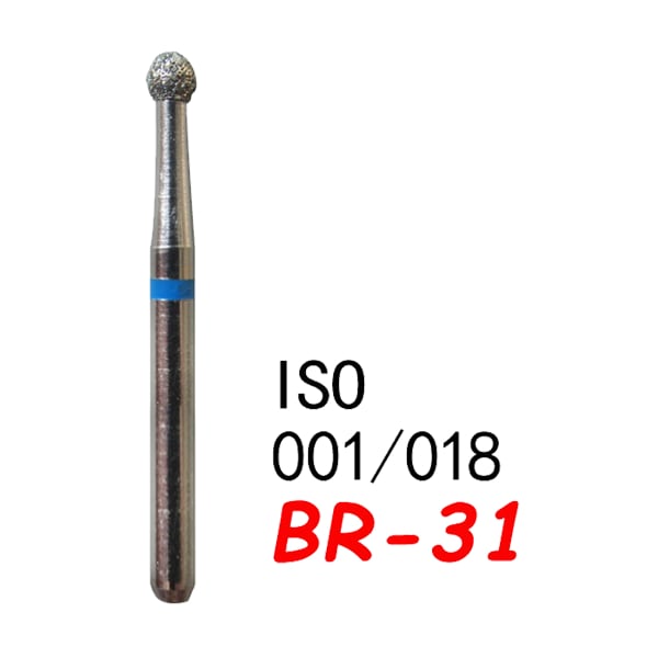 نهاية كروية BR-31، خشونة قياسية، 001/018