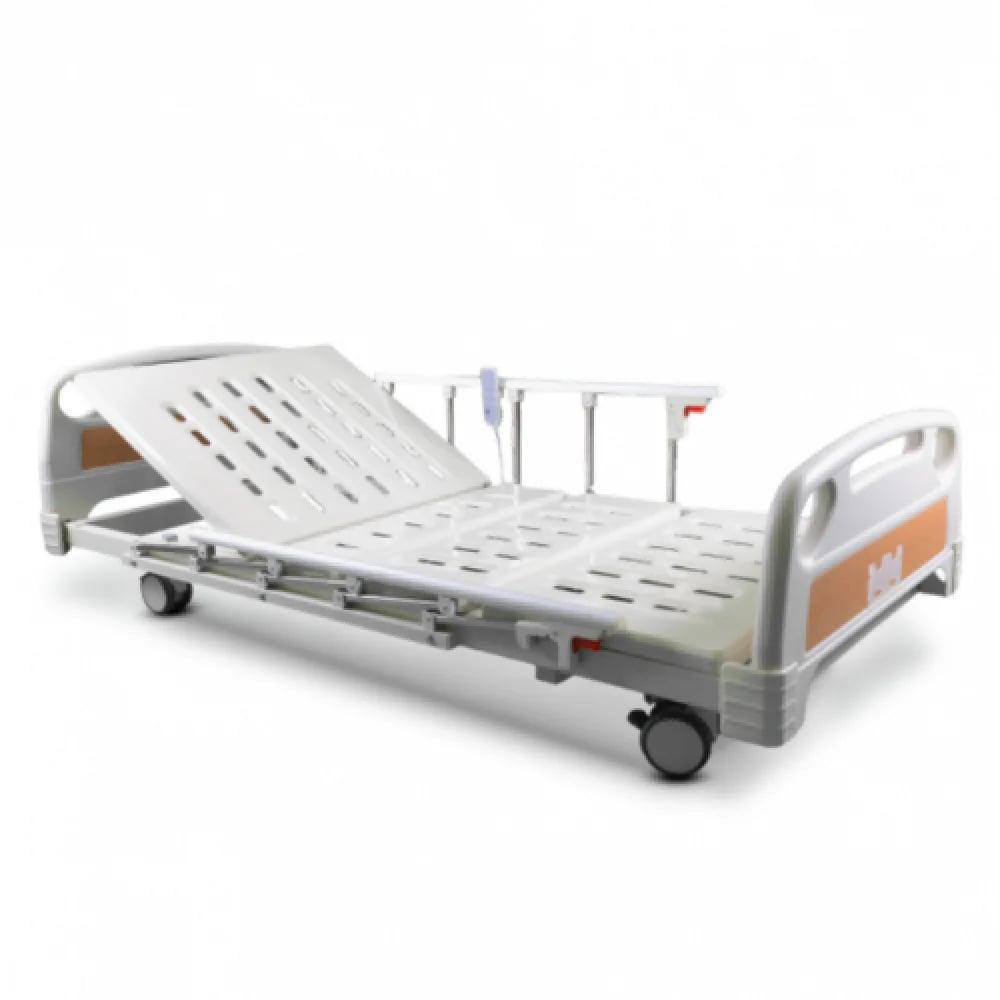 Ultra Low 4-Function Hospital Bed With Mattress