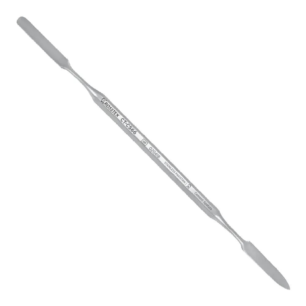 Dental Cement Spatula, 16.5 cm, 6.0mm–6.0mm, Solid Handle No. 3