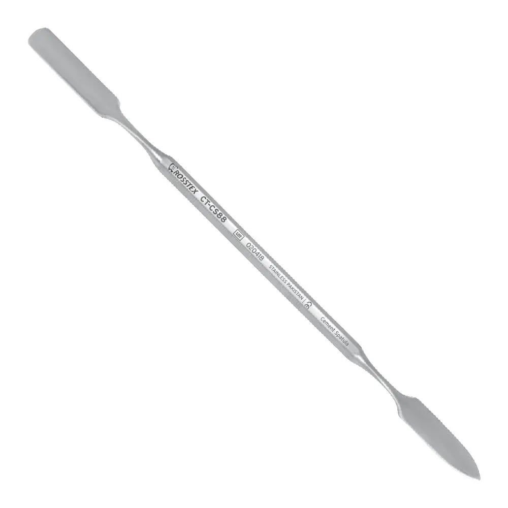 Dental Cement Spatula, 16.5 cm, 8.0mm–8.0mm, Solid Handle No. 3