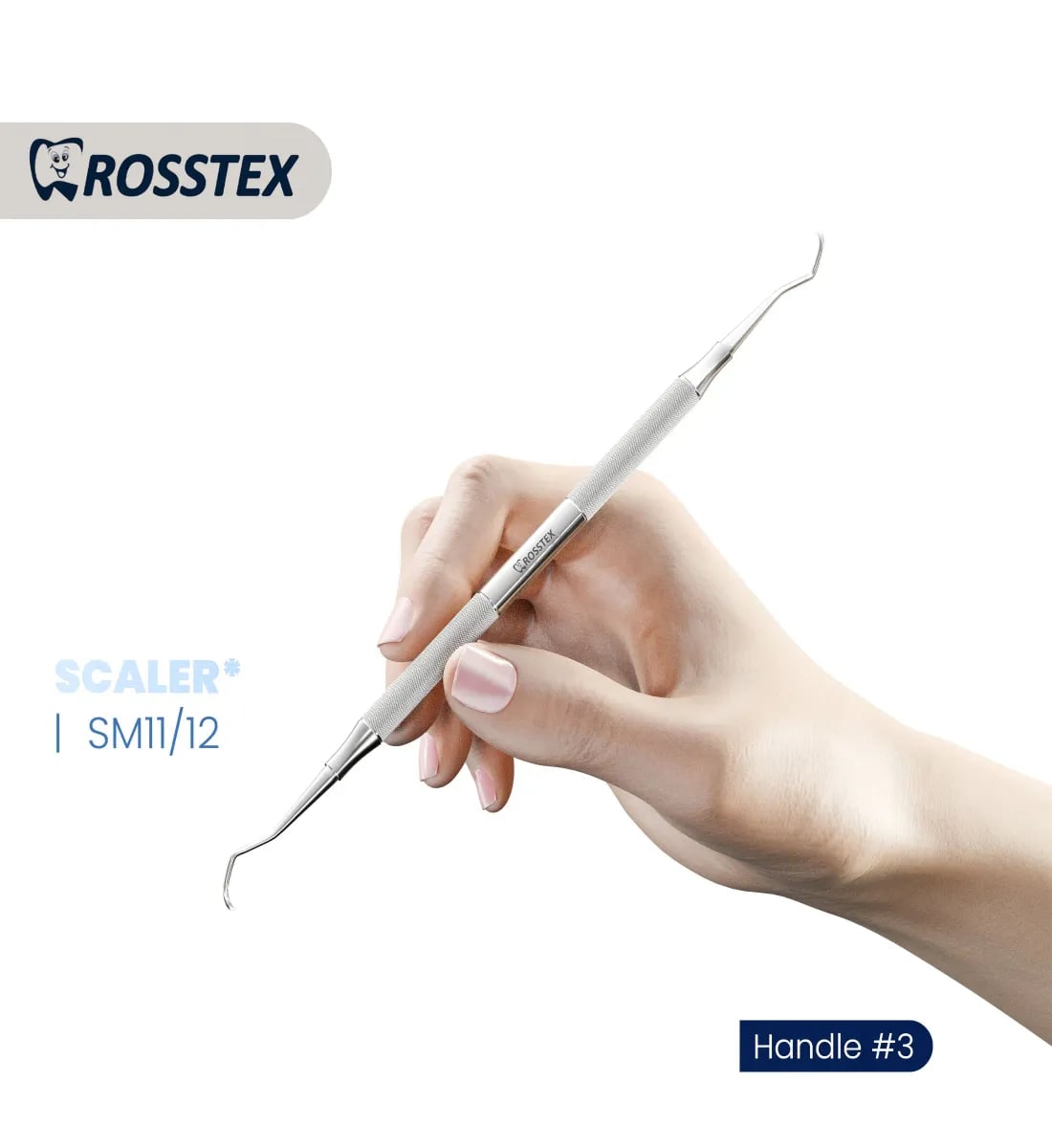 Dental Curette McCall 11/12, Handle No. 3