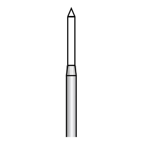 Ash Hi-Di Diamond Burs, Cylinder (130), Medium, FG 012