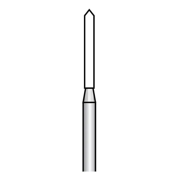 Ash Hi-Di Diamond Burs, Cylinder (290), Medium, FG 012