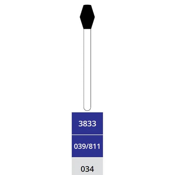 Diamond Bur, Barrel, Medium, FG X-Long 034